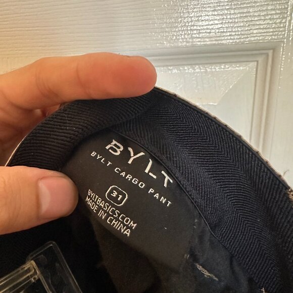 BYLT Premium Basics - Cargo Pants Khaki Medium 31x30 - Picture 4 of 4